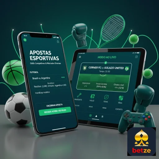 Ilustração de Explore a Diversão dos Slots e Live Games na betze